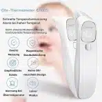 BERRCOM infrardeči termometer za čelo in uho - slika 2