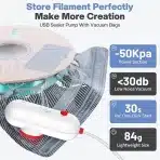 20x VACBIRD vakuumske vrečke za filament z USB črpalko - slika 3