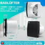 XIIW kopalniški ventilator z nepovratno loputo in timerjem - slika 3