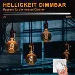 4x WESOME LIGHTING LED žarnice E27 4 W 1800 K - slika 4