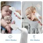 BERRCOM infrardeči termometer za čelo in uho - slika 3