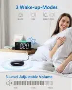 MESQOOL digitalna budilka z vibracijo in LED zaslonom - slika 2
