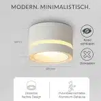 4x HCFEI 85 mm nadometni LED reflektorji 7 W - slika 2