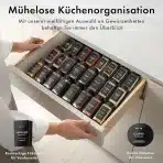 24x EDELHAUS 120 ml stekleni kozarčki za začimbe - slika 3