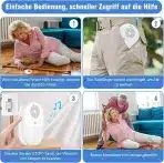 DAYTEE Brezžični SOS klicni sistem za starejše, 2 sprejemnika+3 SOS gumbi - slika 4