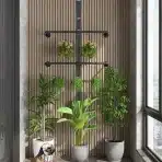 2x IBUYKE 94 cm stenska palica za oblačila - slika 5