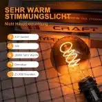 4x WESOME LIGHTING LED žarnice E27 4 W 1800 K - slika 2