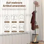 WEGXY samostoječe stojalo za oblačila z držalom za dežnike - slika 3