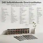 24x EDELHAUS 120 ml stekleni kozarčki za začimbe - slika 6