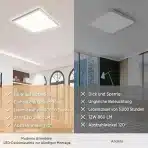 BESTLUZ 42 cm LED stropna svetilka 24 W 4000 K - slika 5