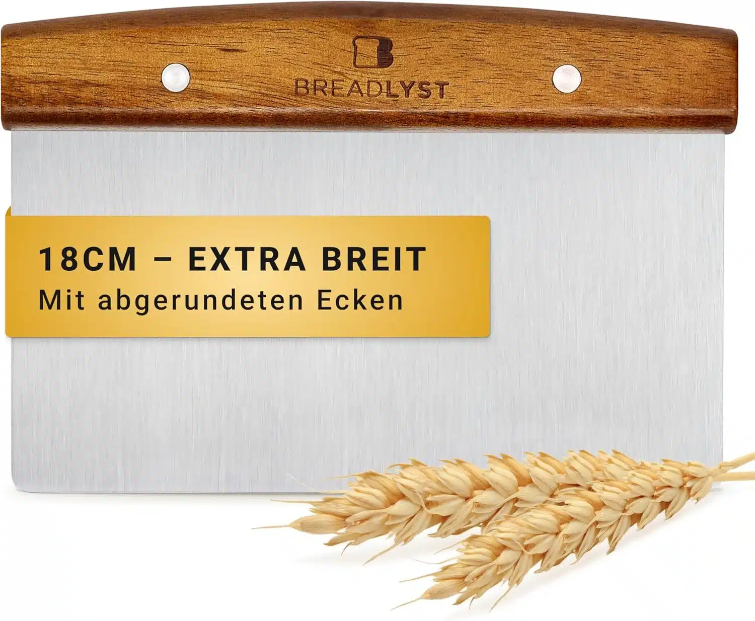 81UCgbSYHAL._AC_SL1500 BREADLYST širok strgalec za testo iz nerjavečega jekla 18cm - slika 1