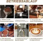 HNHNYXC portafilter za espresso aparat z lesenim ročajem 51mm - slika 5