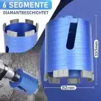 XIIW diamantna vrtalna krona 82 mm SDS-Plus - slika 5