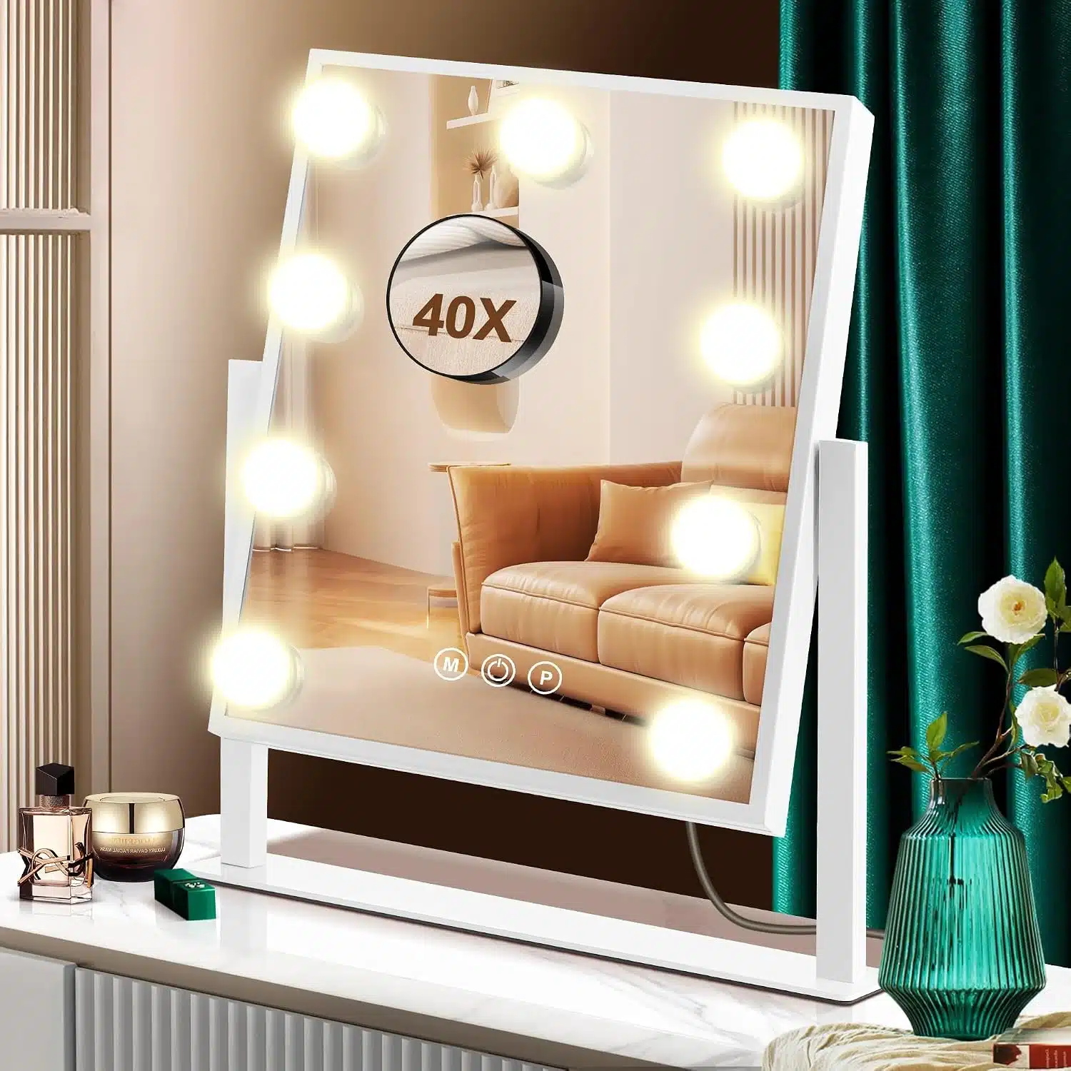 81wnQ6m2CrL._AC_SL1500 PEDOMIROR kozmetično ogledalo z 9 LED lučkami - slika 1