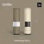 2x LARS NYSØM Mlinček za sol in poper rjav/bež - slika 4