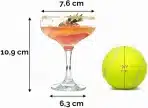 6x Tefrine mini kozarec za martini in koktajle 200 ml - slika 2