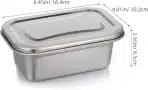 2x PRETYZOOM posode iz nerjavečega jekla za sladoled 600ml - slika 4
