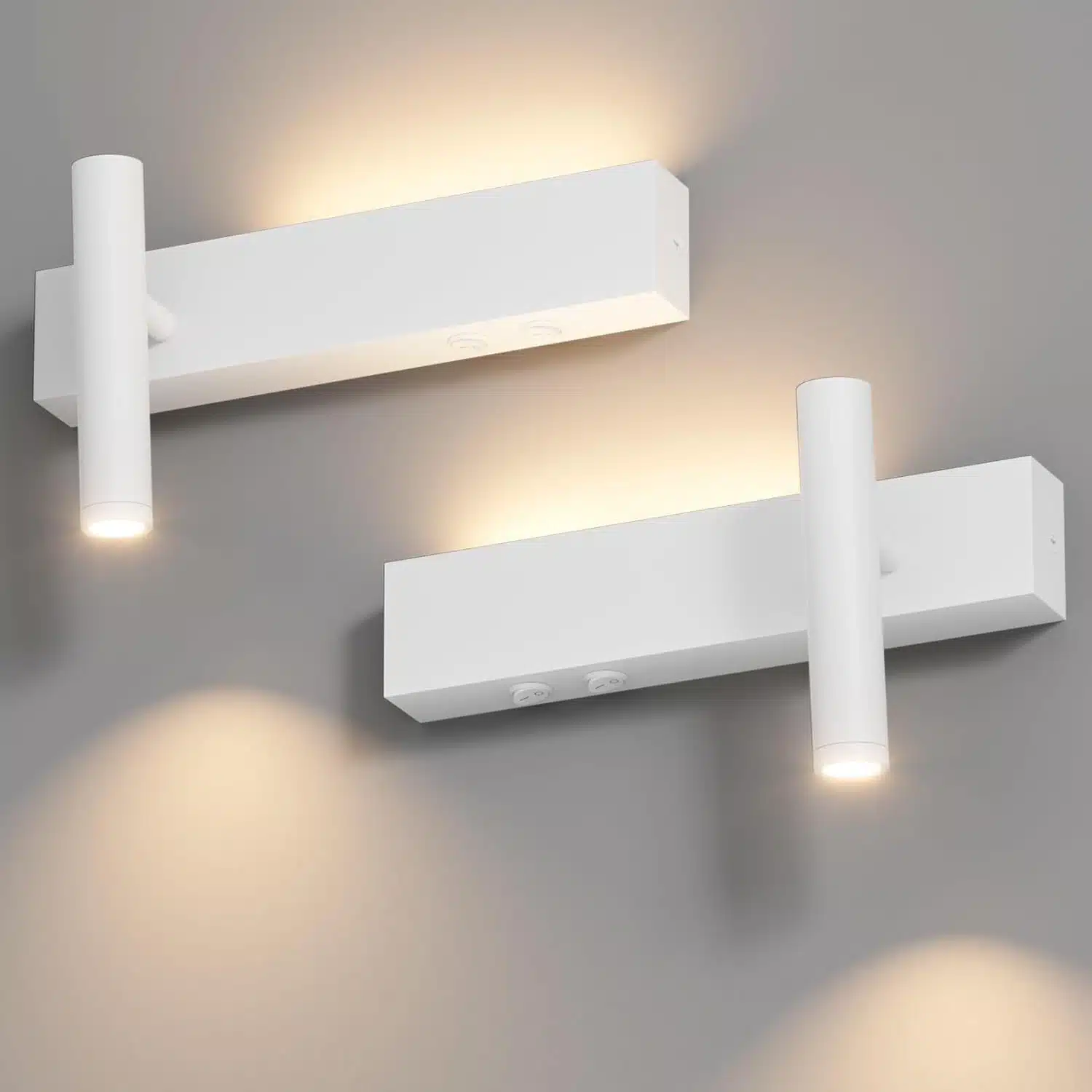 51p8RtPi KL._AC_SL1500 2x Klighten LED stenska svetilka 2x 3 W 3000 K bela - slika 1