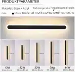 ZTWLEED LED stenska svetilka z daljinskim upravljalnikom 100cm 38W - slika 2
