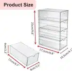 SUMTREE akrilni organizator s 4 predali 25×17×10cm - slika 4