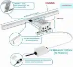 AZHIEN LED svetilka za ogledalo 4000K, IP44 - slika 2