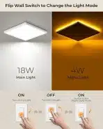 2x BLNAN LED stropna svetilka 18W 1800lm 22cm - slika 4