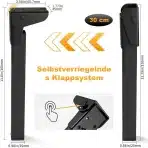 4x AMOJA zložljiva kovinska noga za mizo 30 cm - slika 2