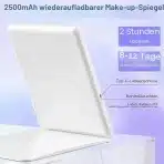 FUNTOUCH kozmetično ogledalo z osvetlitvijo in 10x povečavo - slika 3