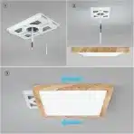 LVL LED stropna svetilka 24W 30×30cm - slika 2