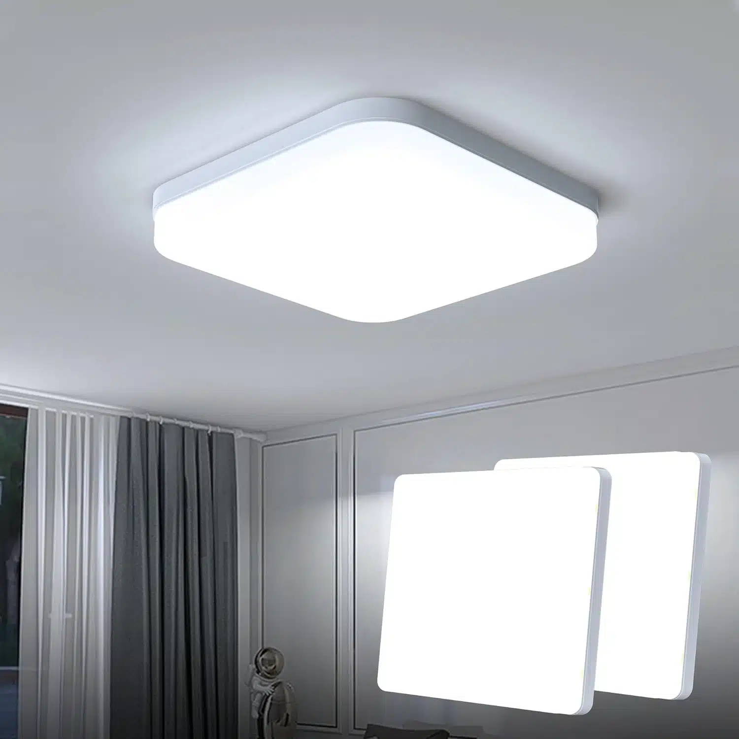 61hWkYPw5WL._AC_SL1500 2x EASY EAGLE LED stropna svetilka 6500K 3240lm - slika 1