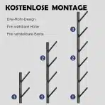 DEYOFA stenski nosilec za rolke in snežne deske 6-nivojski - slika 5