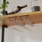 4x BEOIUCZZY Kovinsko držalo za viseče vinske kozarce 40cm - slika 2