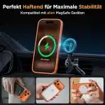Miracase ovitek za iPhone 17 Pro 6,3", MagSafe, oranžen - slika 3