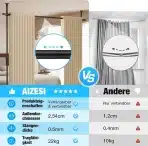 AIZESI samostoječa palica za zaveso za pregrado prostora - slika 4