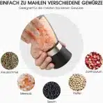 10x Hotder Mlinček za sol, poper in začimbe PG180 180 ml - slika 3