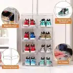 MADEHAY akrilna vitrina za čevlje in zbirateljske predmete 27 × 36 × 23 cm - slika 2