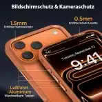 Miracase ovitek za iPhone 17 Pro 6,3", MagSafe, oranžen - slika 5