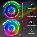 2x HYES LED leteča obročna frizbija z lučkami - slika 2