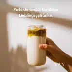 4x KIVY kozarci za pitje 450 ml s steklenimi slamicami - slika 2