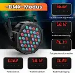 U`King RGB LED reflektor 36 W z baterijo in daljinskim upravljalnikom - slika 2