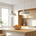 HJXDtech viseča svetilka Bianca 30 cm - slika 4