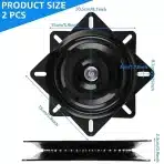 2x AKOLAFE vrtljivi plošči za pohištvo 154mm - slika 3