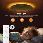 MATANE LED stropna svetilka 36W z daljincem 39cm - slika 4