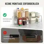 BOBOMOMENT 2-delna organizacijska polica za kuhinjske omare - slika 3