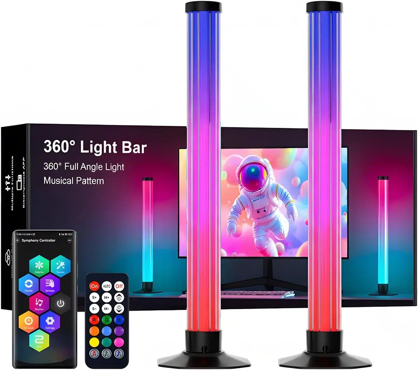 71JBsKGRzBL._AC_SL1500 2x AURORIONCG LED svetlobna palica RGBIC 43cm, USB - slika 1