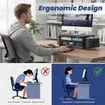BOKIOVIN kovinsko stojalo za monitor s predalom - slika 5