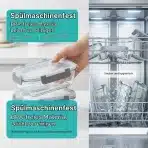 3x OFFASST steklene posode za shranjevanje hrane 1040 ml - slika 5