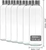 6x WINTER SHORE steklenice s pokrovom 500ml - slika 3