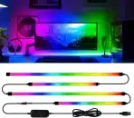 AURORIONCG 4-stranski RGBIC LED osvetlitev ozadja za 65cm monitor