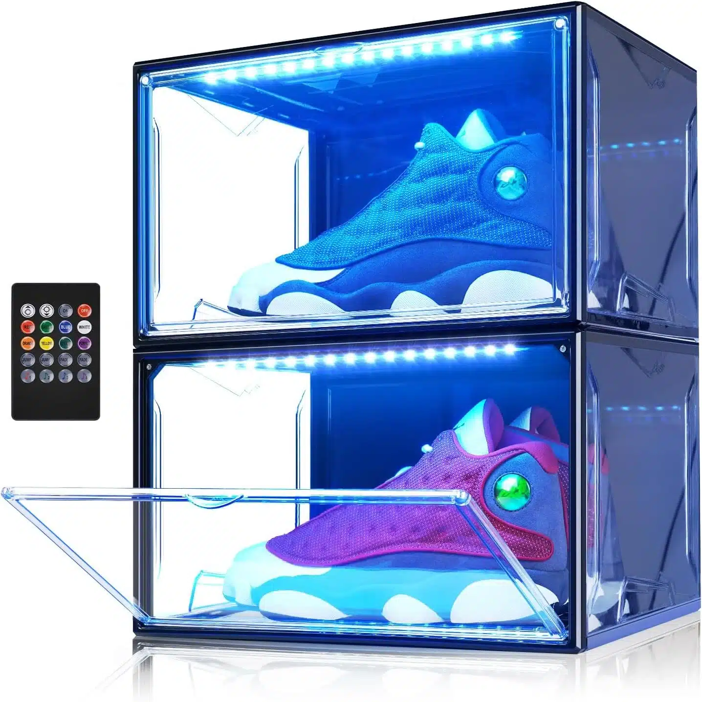 71T-I2aX93L._AC_SL1500 2x OLTRAMAN LED škatla za čevlje z osvetlitvijo - slika 1